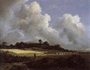 Jacob van Ruisdael, View of Grainfields with a Distant town